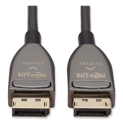 Tripp Lite DisplayPort Active Fiber Optic Cable, 32.8 ft, Black, Ships in 7-10 Business Days (P580F310M8K6)