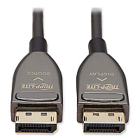 Tripp Lite DisplayPort Active Fiber Optic Cable, 65.6 ft, Black, Ships in 7-10 Business Days (P580F320M8K6)