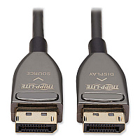 Tripp Lite DisplayPort Active Fiber Optic Cable, 98.4 ft, Black, Ships in 7-10 Business Days (P580F330M8K6)
