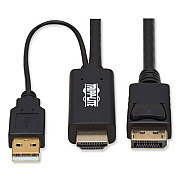 Tripp Lite HDMI to DisplayPort Adapter Cable, 6.6 ft, Black, Ships in 7-10 Business Days (TRPP56702M)