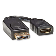 Tripp Lite DisplayPort to HDMI Adapter Cable, 6", Black, 50/Pack, Ships in 7-10 Business Days (TRPP136000BP)