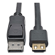 Tripp Lite DisplayPort 1.4 to HDMI Active Adapter Cable, 3 ft, Black, Ships in 7-10 Business Days (TRPP582003HDV4A)