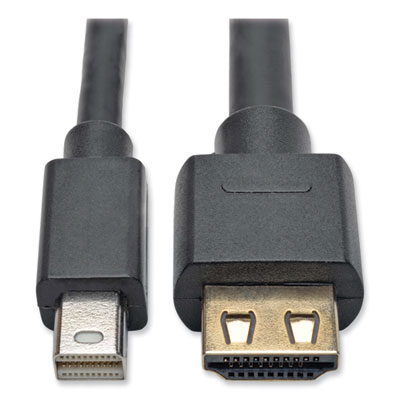 Tripp Lite Mini DisplayPort 1.4 to HDMI Active Adapter Cable, 3 ft, Black, Ships in 7-10 Business Days (P586003HDV4A)