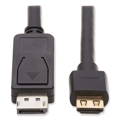 Tripp Lite DisplayPort 1.2 to HDMI Dynamic HDR Active Adapter Cable, 10 ft, Black, Ships in 7-10 Business Days (TRPP5820104K6AE)