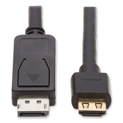 Tripp Lite DisplayPort 1.2 to HDMI Dynamic HDR Active Adapter Cable, 15 ft, Black, Ships in 7-10 Business Days (TRPP5820154K6AE)
