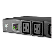 Tripp Lite 10-Outlet 3.7kW 208-230V Single-Phase Local Metered PDU, 6 ft Cord, Black, Ships in 7-10 Business Days (TRPPDUMH20HVL66)