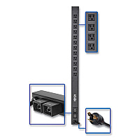 Tripp Lite 12-Outlet 2.9kW 120V Single-Phase Basic PDU, 10 ft Cord, Black, Ships in 7-10 Business Days (PDUV3036)