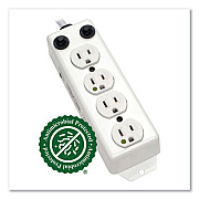 Tripp Lite Four-Outlet 1,800W Medical-Grade Power Strip for Patient-Care Vicinity, 7 ft Cord, White, Ships in 7-10 Business Days (PS407HGOEM)