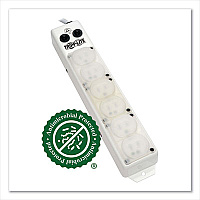 Tripp Lite Six-Outlet 1,800W Medical-Grade Power Strip for Patient-Care Vicinity, 15 ft Cord, White, Ships in 7-10 Business Days (PS615HGOEMRA)