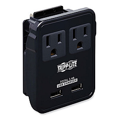 Tripp Lite Safe-IT Two-Outlet Universal Travel Charger, Black , Ships in 7-10 Business Days (SK2UTRAVAM)