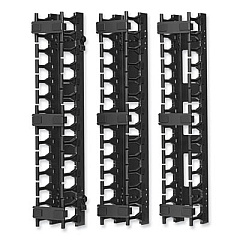 Tripp Lite SmartRack High-Capacity Vertical Cable Manager, Black, Ships in 7-10 Business Days (SRCABLEVRT3)