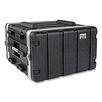 Tripp Lite ABS Server Rack Equipment Shipping Case, 6U, 100 lbs Capacity, Black, Ships in 7-10 Business Days (SRCASE6U)