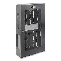Tripp Lite SmartRack Low-Profile Vertical-Mnt Switch-Depth Wall-Mnt Structured Wiring Enclosure,3U,150lb Cap,BK,Ships in 7-10 Bus Days (SRWF6UMOD)