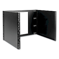 Tripp Lite Wall-Mount Bracket for Small Switches and Patch Panels, 8U, 35 lbs Capacity, Black, Ships in 7-10 Business Days (SRWO8UBRKT)