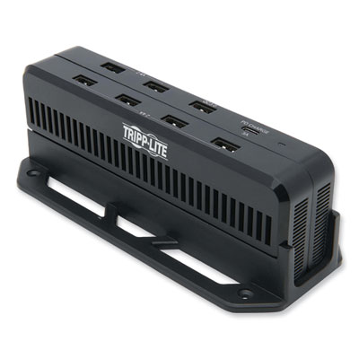 Tripp Lite Eight-Port USB Smart Charging Station, 8 Devices, 9.06 x 5.71 x 3.35, Black, Ships in 7-10 Business Days (U280008CQCST)