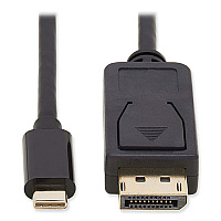Tripp Lite USB-C to DisplayPort Bi-Directional Adapter Cable, 10 ft, Black, Ships in 7-10 Business Days (U444010DPBD)