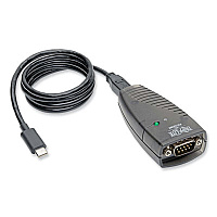 Tripp Lite Keyspan High-Speed USB-C to Serial Adapter, 3 ft, Black, Ships in 7-10 Business Days (USA19HSC)