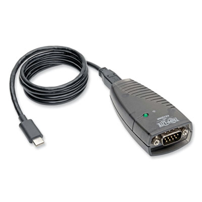 Tripp Lite Keyspan High-Speed USB-C to Serial Adapter, 3 ft, Black, Ships in 7-10 Business Days (USA19HSC)
