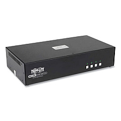 Tripp Lite 4-Port DisplayPort Dual-Monitor Secure KVM Switch with Common Access Card Port, TAA Compliant, Ships in 7-10 Business Days (B002DP2AC4)