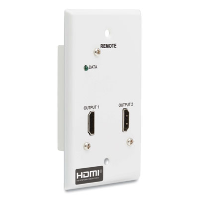 Tripp Lite 2-Port HDMI Over CAT6 Receiver Wall Plate, TAA Compliant, Ships in 7-10 Business Days (B127A2A0FH)