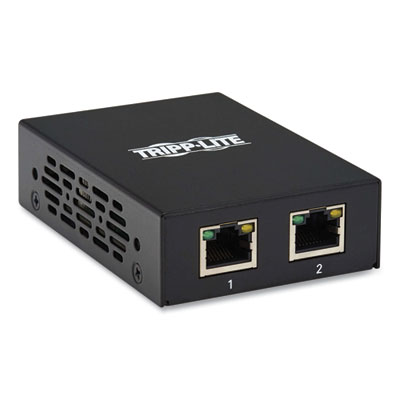Tripp Lite 2-Port DVI Over CAT5/6 Splitter/Extender, TAA Compliant, Ships in 7-10 Business Days (TRPB140002)
