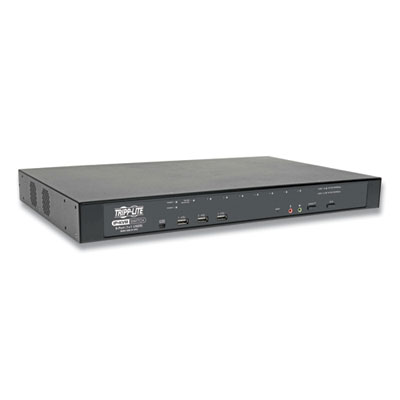 Tripp Lite 8-Port CAT5 KVM Over IP Switch with Virtual Media, TAA Compliant, Ships in 7-10 Business Days (B06400801IPG)