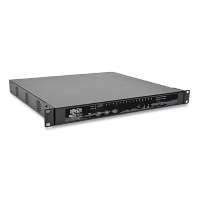 Tripp Lite 16-Port NetDirector CAT5 KVM Over IP Switch for Three Users, TAA Compliant, Ships in 7-10 Business Days (TRPB06401602IPG)