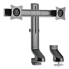 Tripp Lite Dual Display Monitor Arm w/Desk Clamp, 27", 360 Rotation, -10/+10 Tilt, BK, Supports 15.4lb, Ships in 7-10 Business Days (DDR1727DC)