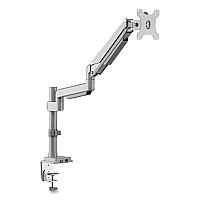 Tripp Lite Display Monitor/TV Desk Mount w/Flex Arm Clamp For 34" Monitors, -90/+90 Rotation/Tilt, Silver, Ships in 7-10 Business Days (DDR1732SAL)