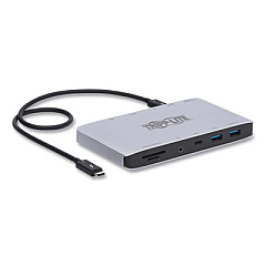 Tripp Lite Thunderbolt 3 Dual Monitor Docking Station, 3.5 mm/DisplayPort/HDMI/USB-A/USB-C PD Charging/RJ45, BK, Ships in 7-10 Bus Days (MTB3DOCK04)