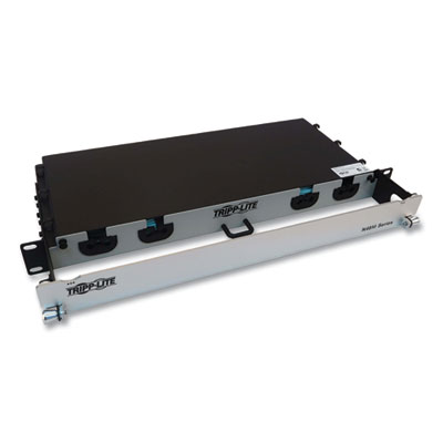 Tripp Lite 1U Preloaded Multimode Fiber Cable Panel, (12) LC Duplex (M) to (12) LC Duplex (M), 65.6ft, Aqua, Ships in 7-10 Business Days (TRPN48M2L24L20)