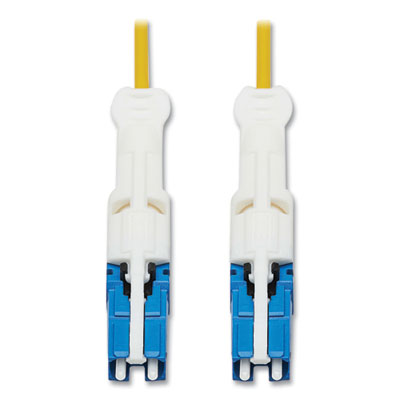 Tripp Lite OS2-Rated Duplex Singlemode Fiber Optic Cable, 3.3 ft, Yellow, Ships in 7-10 Business Days (N381C01M)