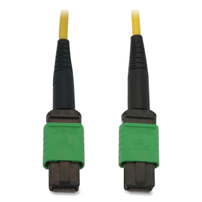 Tripp Lite OS2-Rated 12-Strand Fiber Optic Cable, 3.3 ft, Yellow, Ships in 7-10 Business Days (N390B01M12AP)