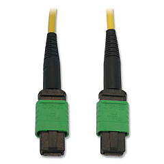 Tripp Lite OS2-Rated 12-Strand Fiber Optic Cable, 9.8 ft, Yellow, Ships in 7-10 Business Days (N390B03M12AP)