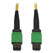Tripp Lite OS2-Rated 12-Strand Fiber Optic Cable, 16.4 ft, Yellow, Ships in 7-10 Business Days (N390B05M12AP)