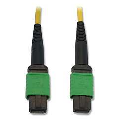 Tripp Lite OS2-Rated 12-Strand Fiber Optic Cable, 23 ft, Yellow, Ships in 7-10 Business Days (N390B07M12AP)