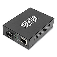 Tripp Lite RJ45 to SFP Media Converter, Black, Ships in 7-10 Business Days (N785P01SFP)