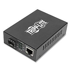 Tripp Lite RJ45 to SFP Media Converter, Black, Ships in 7-10 Business Days (N785P01SFP)