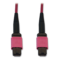 Tripp Lite OM4-Rated 12-Strand Fiber Optic Cable, 82 ft, Magenta, Ships in 7-10 Business Days (N845B25M12MG)