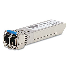 Tripp Lite Cisco Compatible SFP+ to LC Duplex Singlemode Transceiver Module, Range Up to 6.1 mi, Black, Ships in 7-10 Business Days (TRPN28610GLRS)