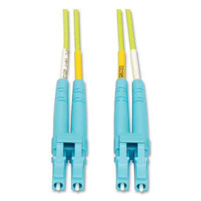 Tripp Lite OM5-Rated Duplex Multimode Fiber Optic Patch Cable, 32.8 ft, Lime Green, Ships in 7-10 Business Days (N82010MOM5)