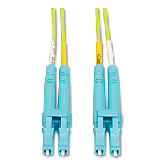 Tripp Lite OM5-Rated Duplex Multimode Fiber Optic Patch Cable, 65.6 ft, Lime Green, Ships in 7-10 Business Days (N82020MOM5)
