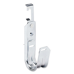 Tripp Lite Batwing J-Hook Cable Support, 1.4 x 1.3 x 4.1, Silver, 25/Pack, Ships in 7-10 Business Days (NCMJHC1325)