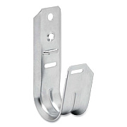 Tripp Lite Wall Mount J-Hook Cable Support, 1.4 x 1.3 x 4.1, Silver, 25/Pack, Ships in 7-10 Business Days (NCMJHW1325)