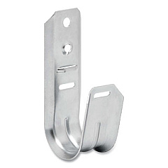 Tripp Lite Wall Mount J-Hook Cable Support, 1.4 x 1.3 x 4.1, Silver, 25/Pack, Ships in 7-10 Business Days (NCMJHW1325)