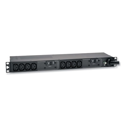 Tripp Lite 10-Outlet 5.8kW Single-Phase 200-240V Basic PDU, 12 ft Cord, Black, Ships in 7-10 Business Days (TRPPDUH30HV)
