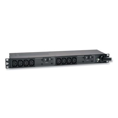 Tripp Lite Ten-Outlet 7.7kW Single-Phase 200-240V Basic PDU, 12 ft Cord, Black, Ships in 7-10 Business Days (PDUH32HV)