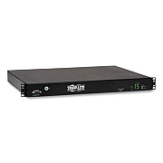 Tripp Lite 10-Outlet 2.4kW Single-Phase Local Metered Automatic Transfer Switch PDU, 12 ft Cord, Black, Ships in 7-10 Business Days (PDUMH15HVAT)