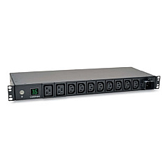 Tripp Lite 10-Outlet 3.7kW Single-Phase Local Metered PDU, 8.2 ft Cord, Black, Ships in 7-10 Business Days (PDUMH16HV)