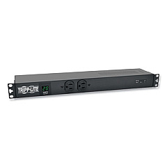 Tripp Lite 14-Outlet 2kW Single-Phase Local Metered PDU + Isobar Surge Suppression, 15 ft Cord, Black, Ships in 7-10 Business Days (PDUMH20ISO)